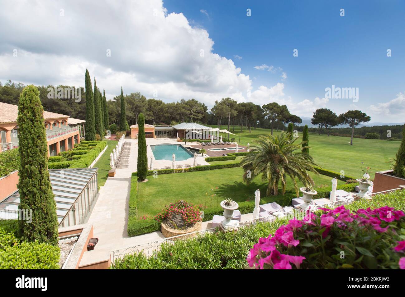 Francia, Var, le Castellet, Hotel du Castellet, 5 stelle Foto Stock