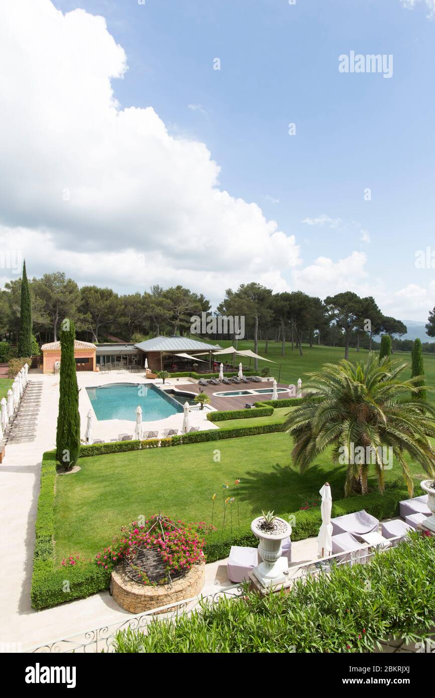 Francia, Var, le Castellet, Hotel du Castellet, 5 stelle Foto Stock