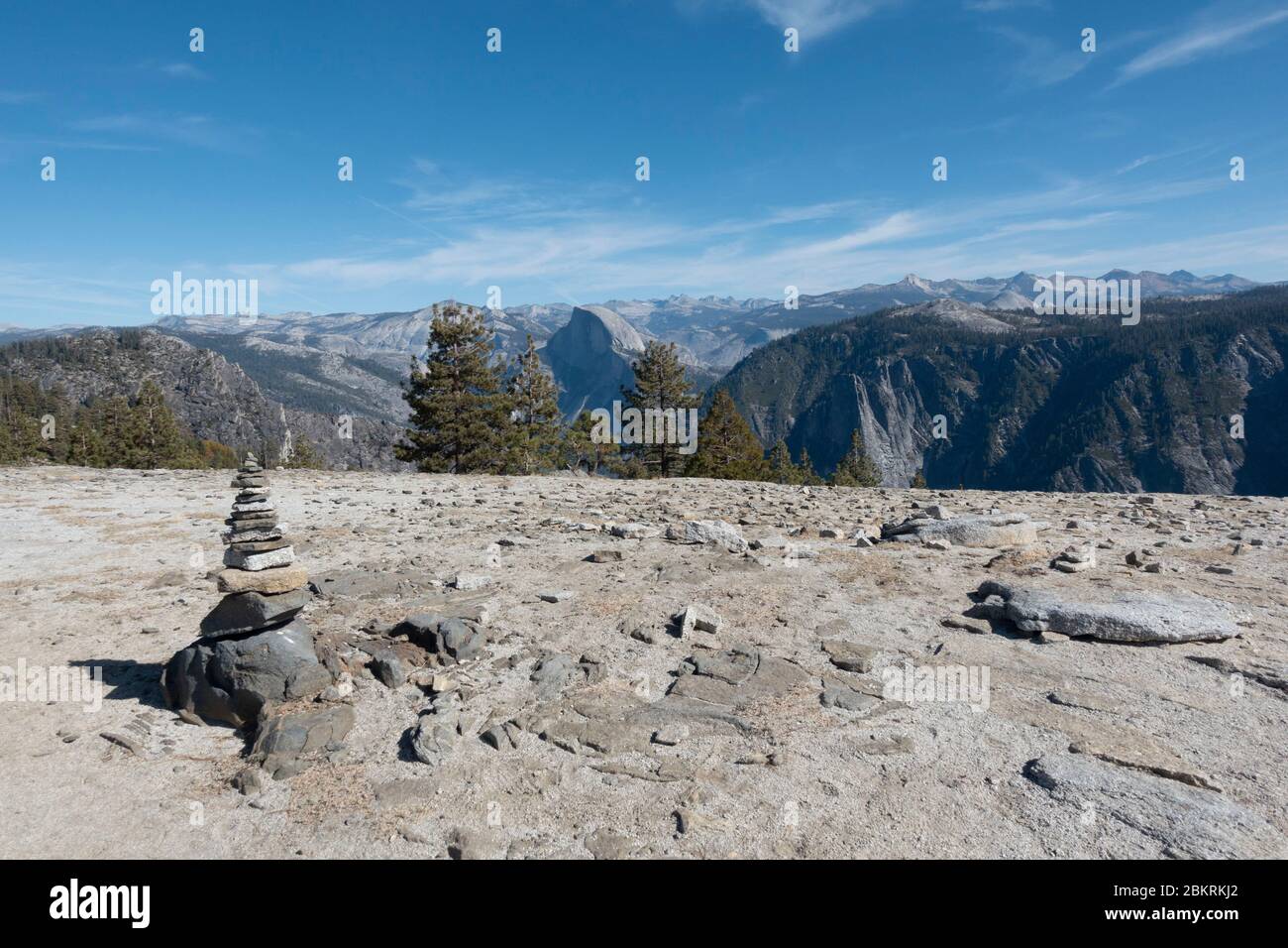Stati Uniti, California, Parco Nazionale di Yosemite, patrimonio dell'umanità dell'UNESCO, cima di El Capitan, Foto Stock