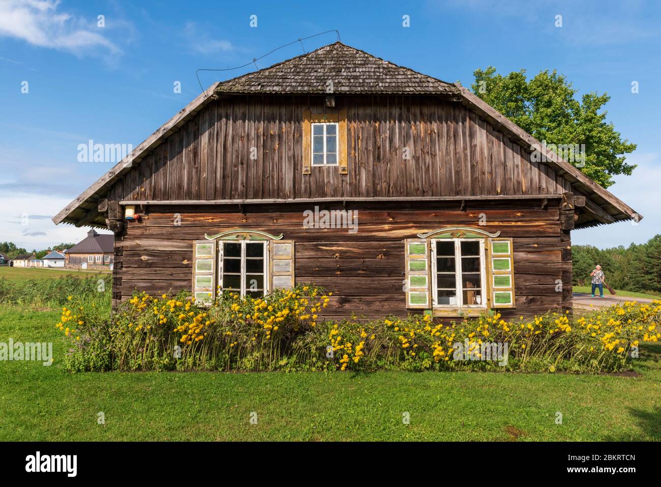 Lituania (Stati baltici), Contea di Kaunas, Rumsiskes, museo etnografico Foto Stock