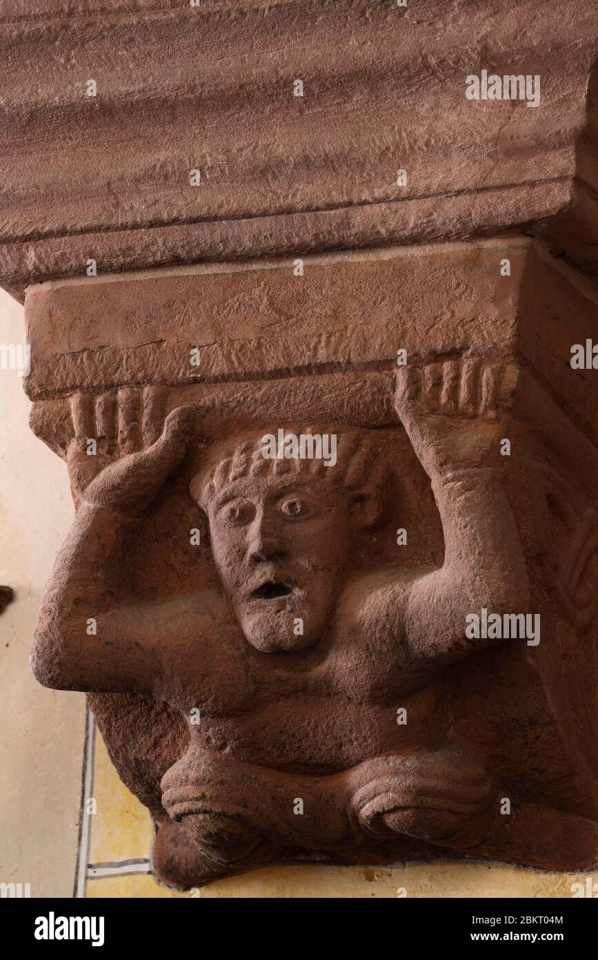 Francia, basso Reno, Saint Jean Saverne, marquee, personaggio Foto Stock