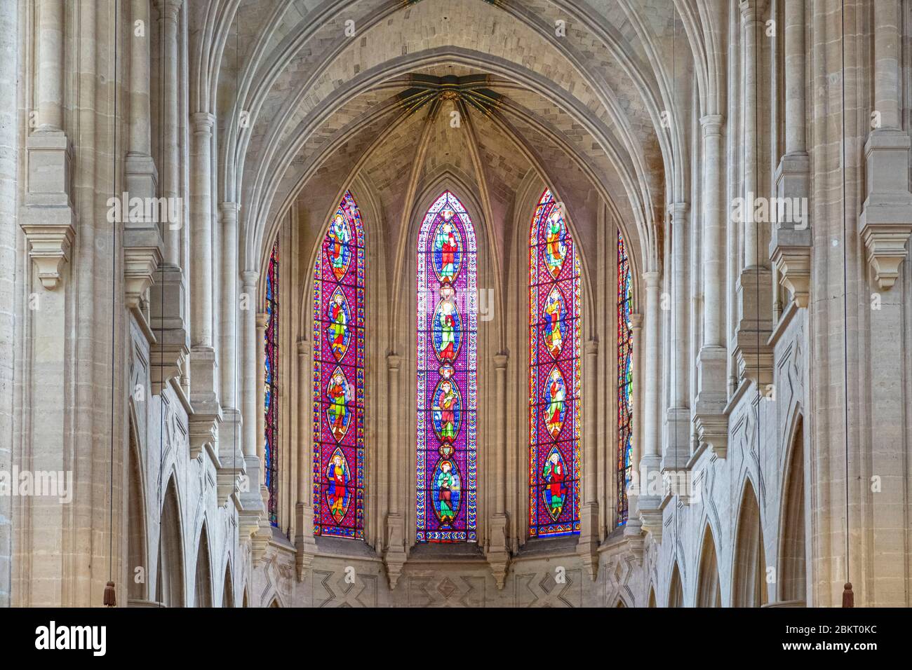 Francia, Parigi, Saint Germain l'Auxerrois chiesa, conosciuta come la parrocchia degli artisti Foto Stock