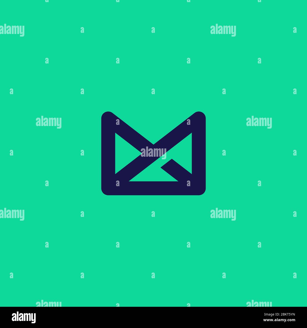 design del logo mx Illustrazione Vettoriale