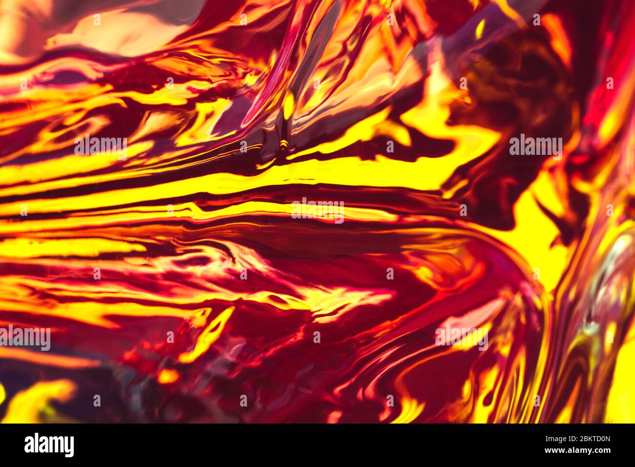 Luminose foil olografico sfondo. Multicolore sfondo alla moda. Foto Stock