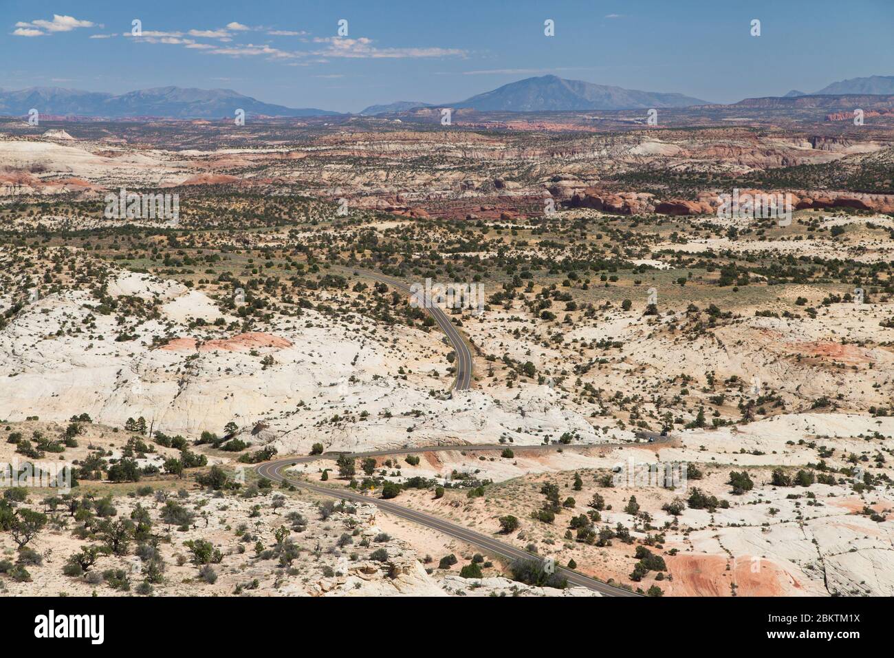 Vista dal Head of the Rocks Overlook, Utah, Stati Uniti. Foto Stock