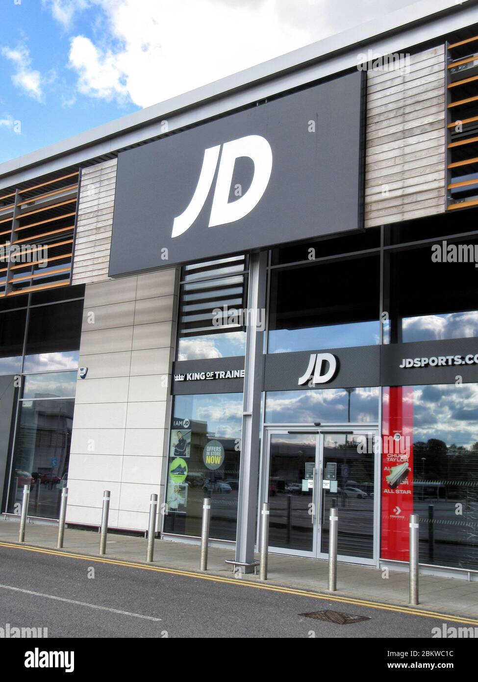 Regno Unito. 3 maggio 2020. JD Sports è il principale rivenditore di abbigliamento sportivo e trainer nel Regno Unito. Credit: Keth Mayhew/SOPA Images/ZUMA Wire/Alamy Live News Foto Stock