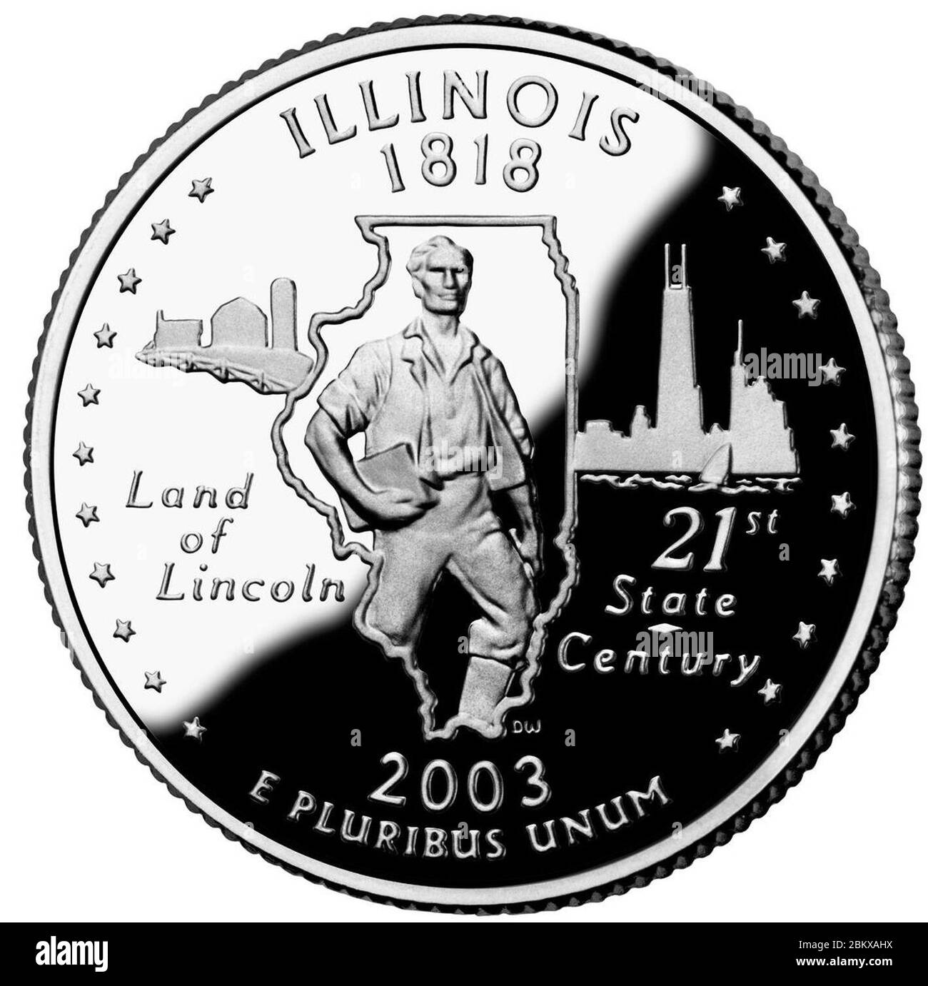 Quartiere dell'Illinois, lato opposto, 2003. Foto Stock