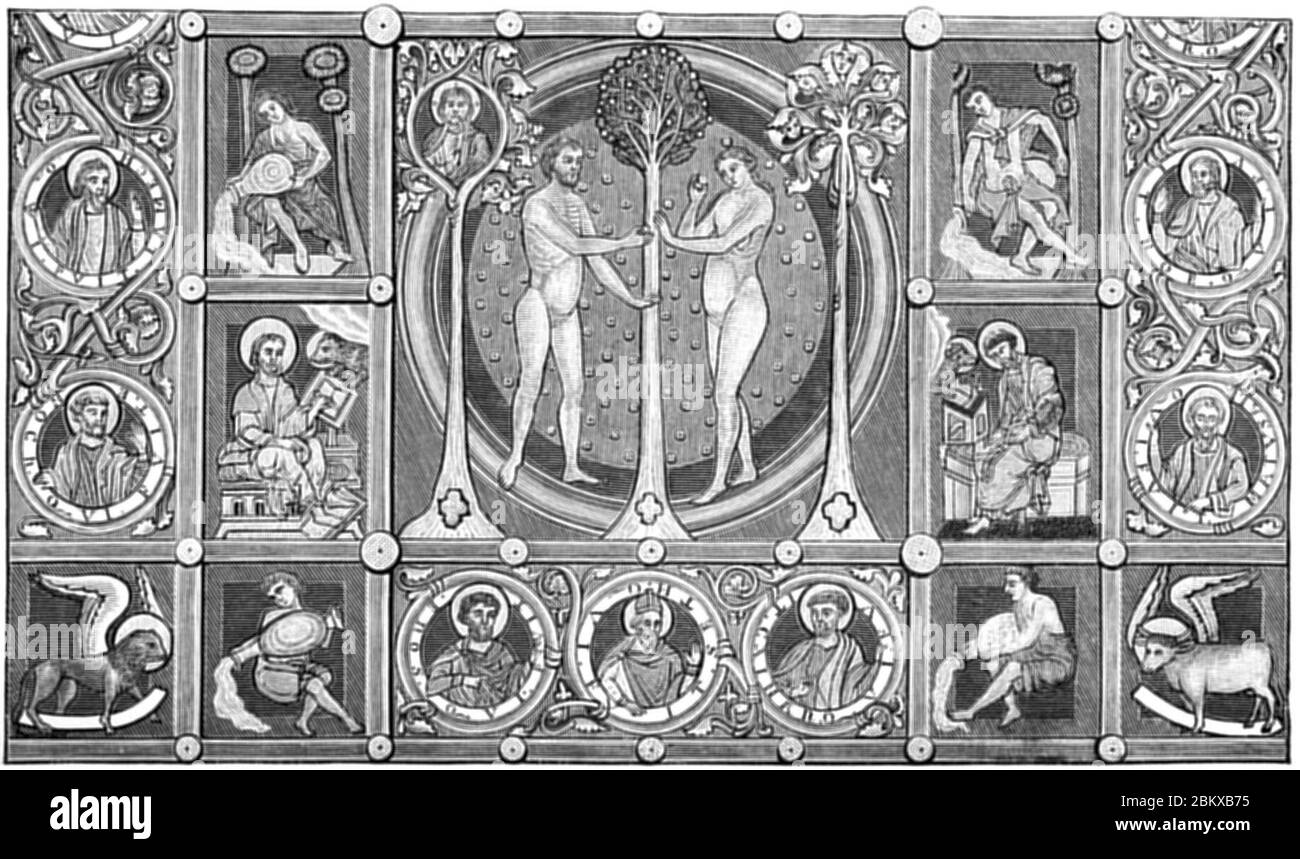 Manoscritti illuminati (Middleton) figura36. Foto Stock