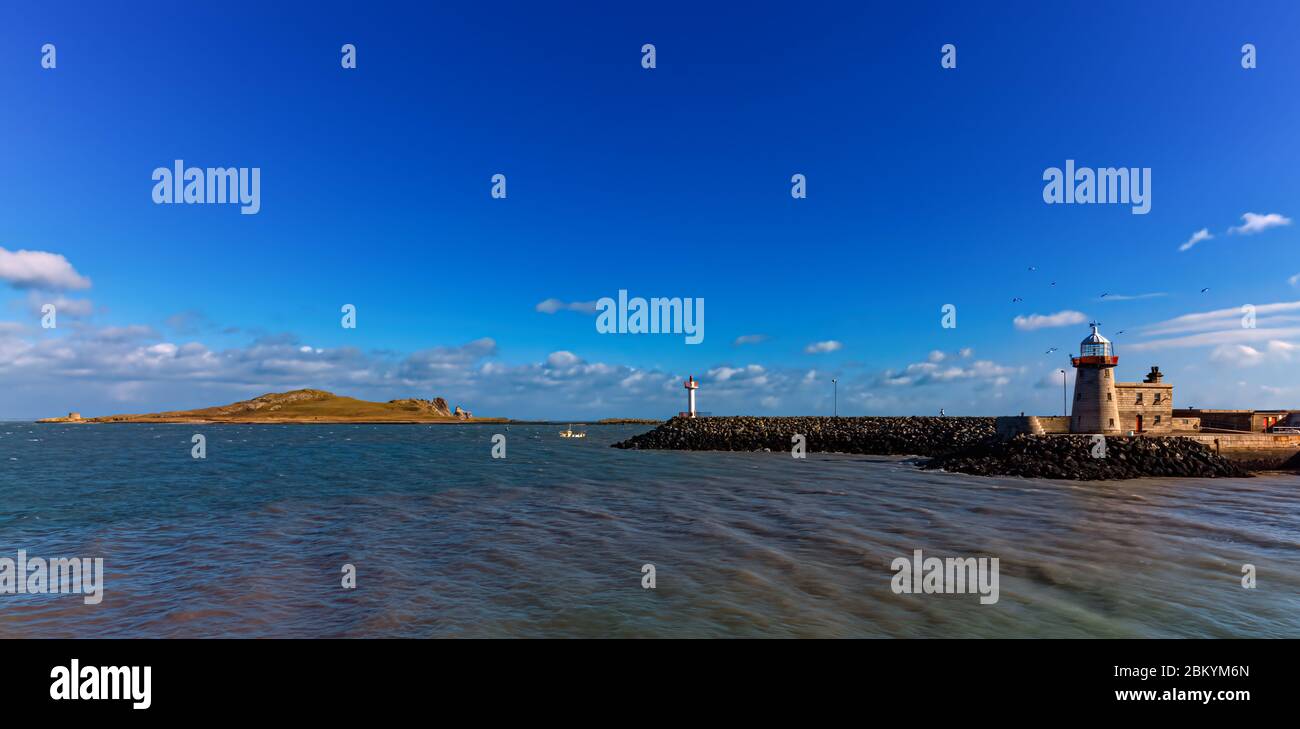 Howth penisola costiera, Dublino, Repubblica d'Irlanda Foto Stock
