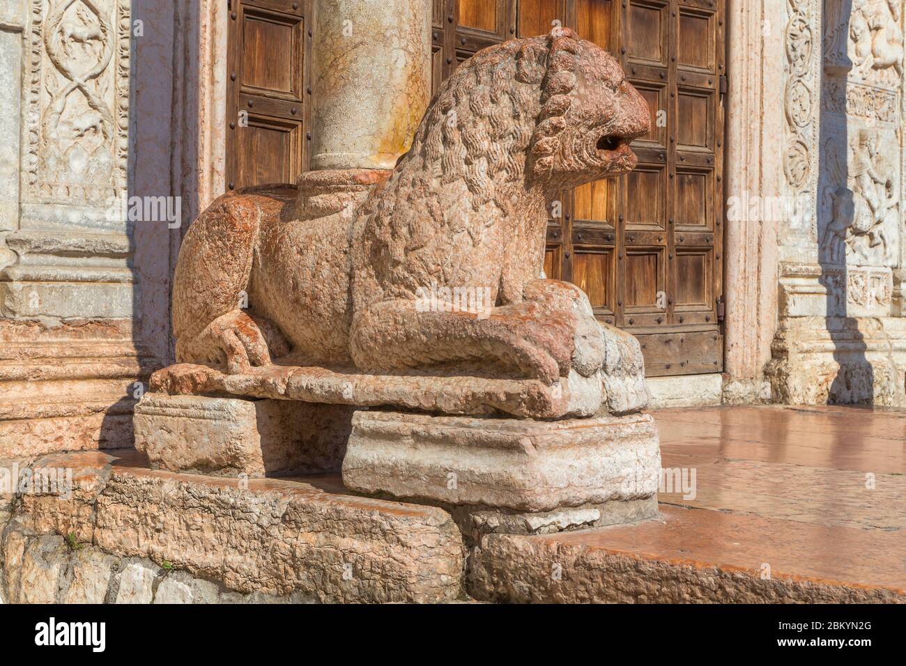 Basilica di San Zeno, Verona, Veneto, Italia Foto Stock
