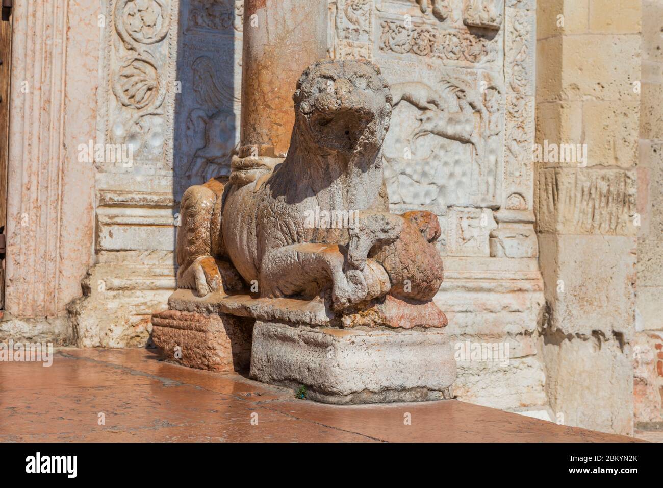Basilica di San Zeno, Verona, Veneto, Italia Foto Stock