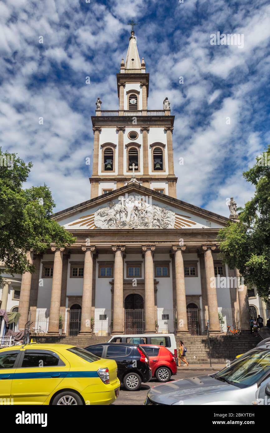 Chiesa di Nossa Senhora da Gloria, 1872, Rio de Janeiro, Brasile Foto Stock