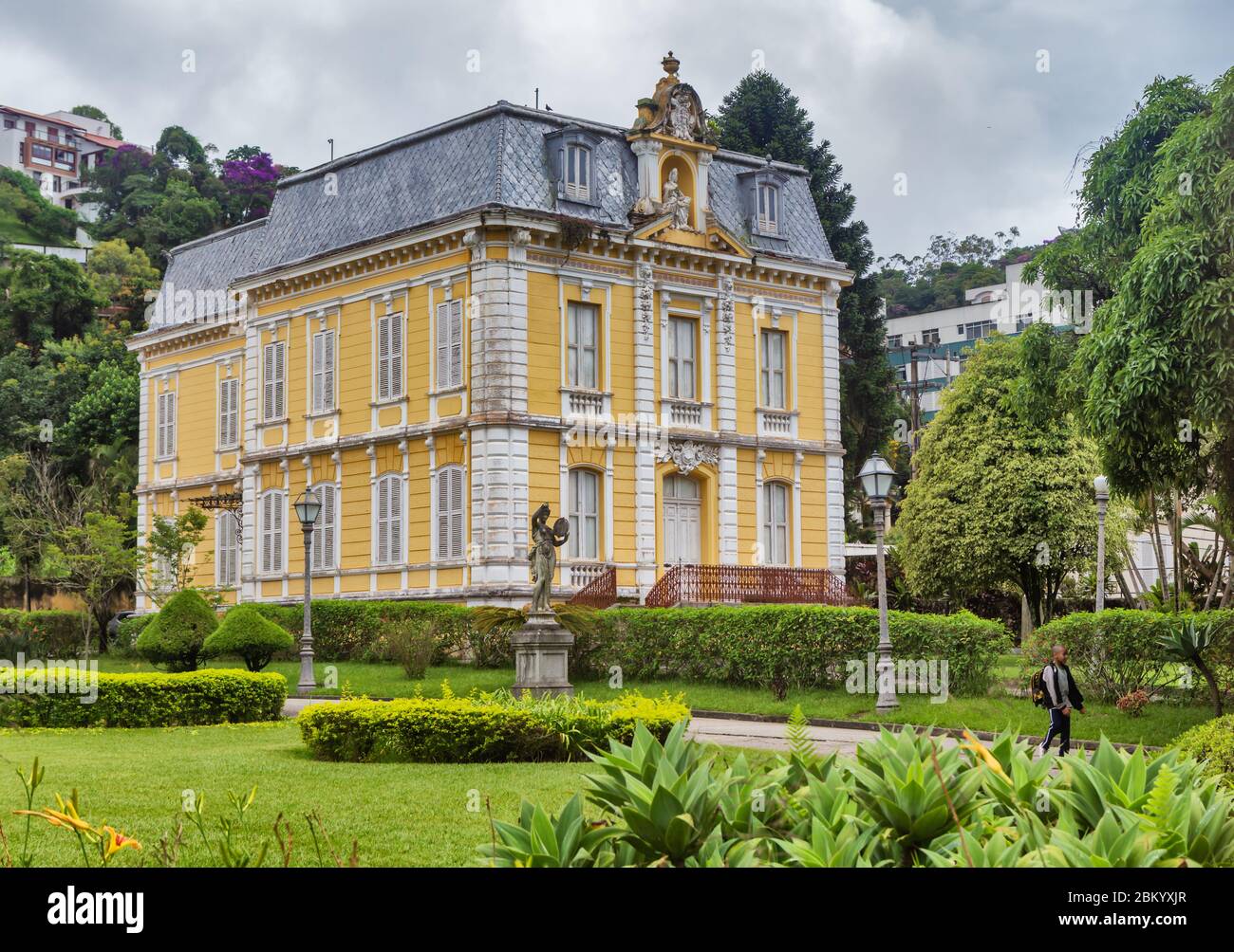 Museo-casa di Santos Dumont, Petropolis, Rio de Janeiro, Brasile Foto Stock