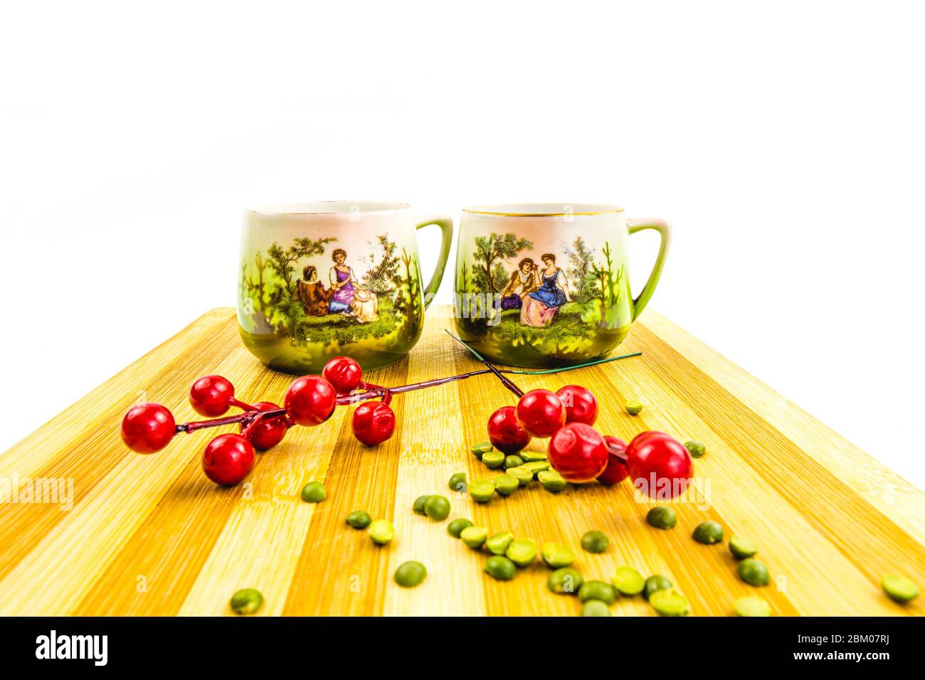 Ancora vita con vari oggetti decorativi Foto Stock