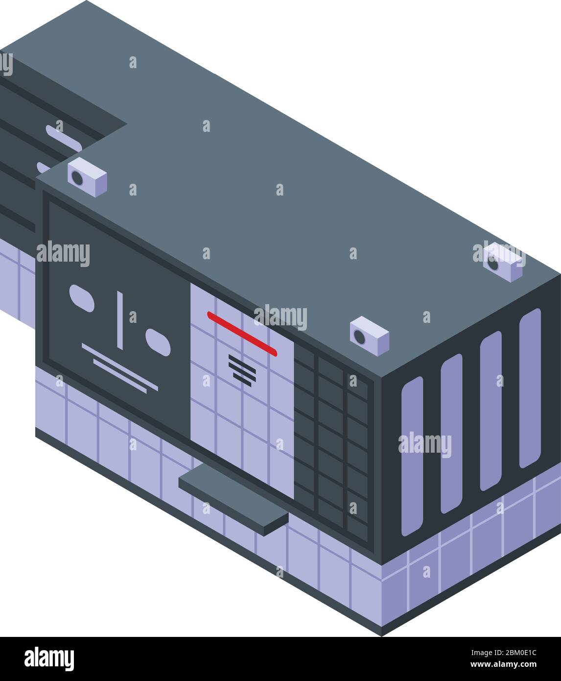 Icona commerciale, stile isometrico Illustrazione Vettoriale