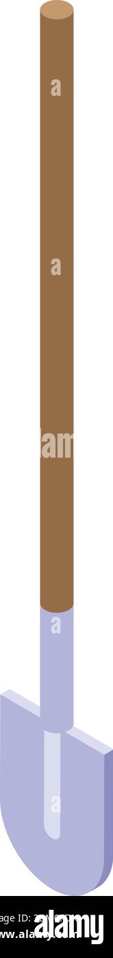 Icona dello strumento di spade, stile isometrico Illustrazione Vettoriale