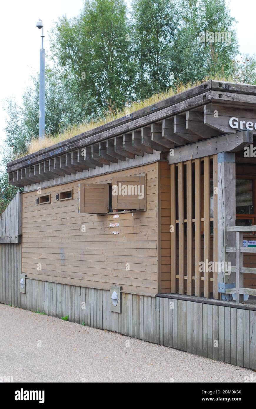 Wetland Wildlife Brownfield Site The Greenwich Peninsula Ecology Park Gatehouse, Thames Path, John Harrison Way, London SE10 0QZ by Atkins Foto Stock