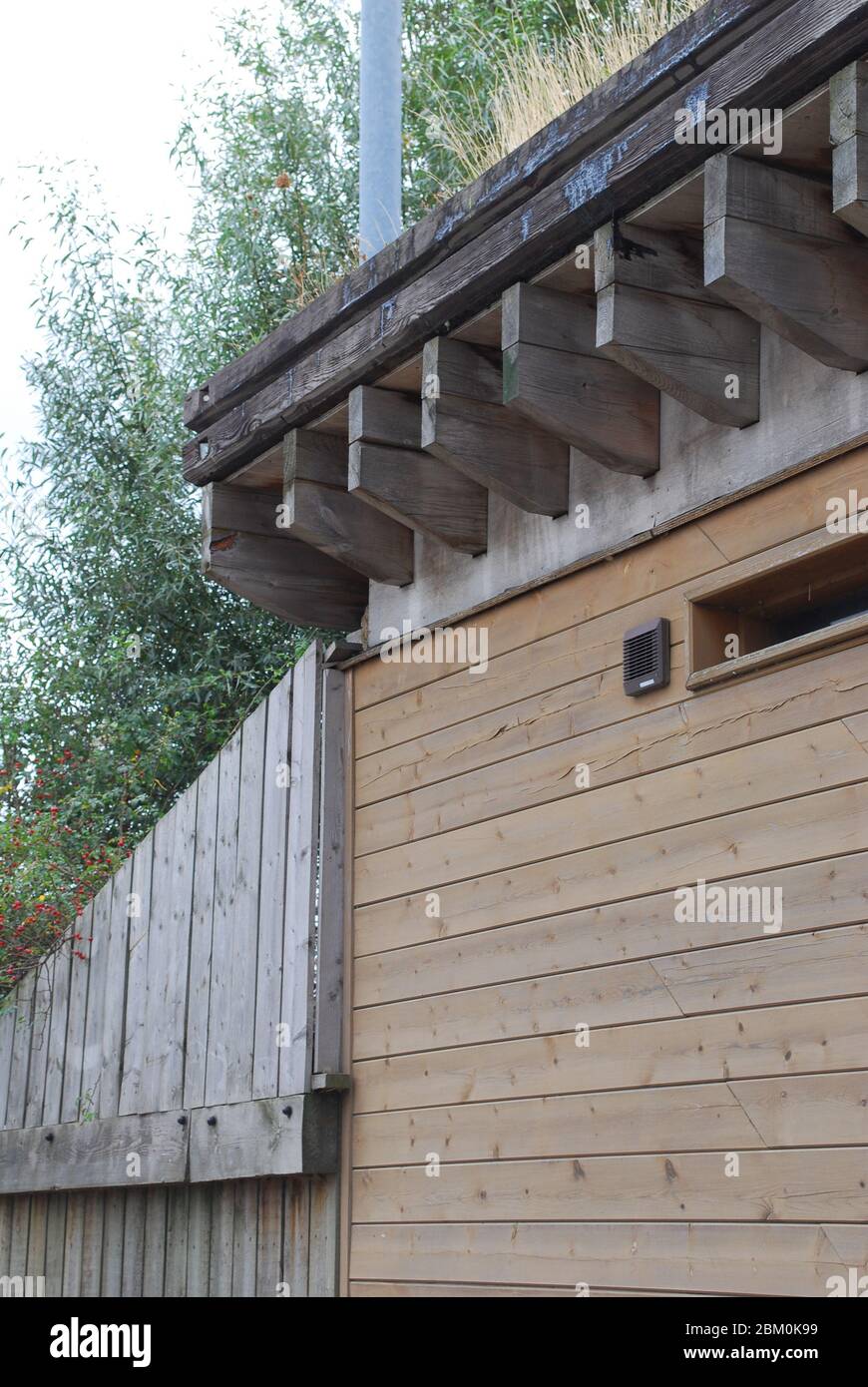 Wetland Wildlife Brownfield Site The Greenwich Peninsula Ecology Park Gatehouse, Thames Path, John Harrison Way, London SE10 0QZ by Atkins Foto Stock
