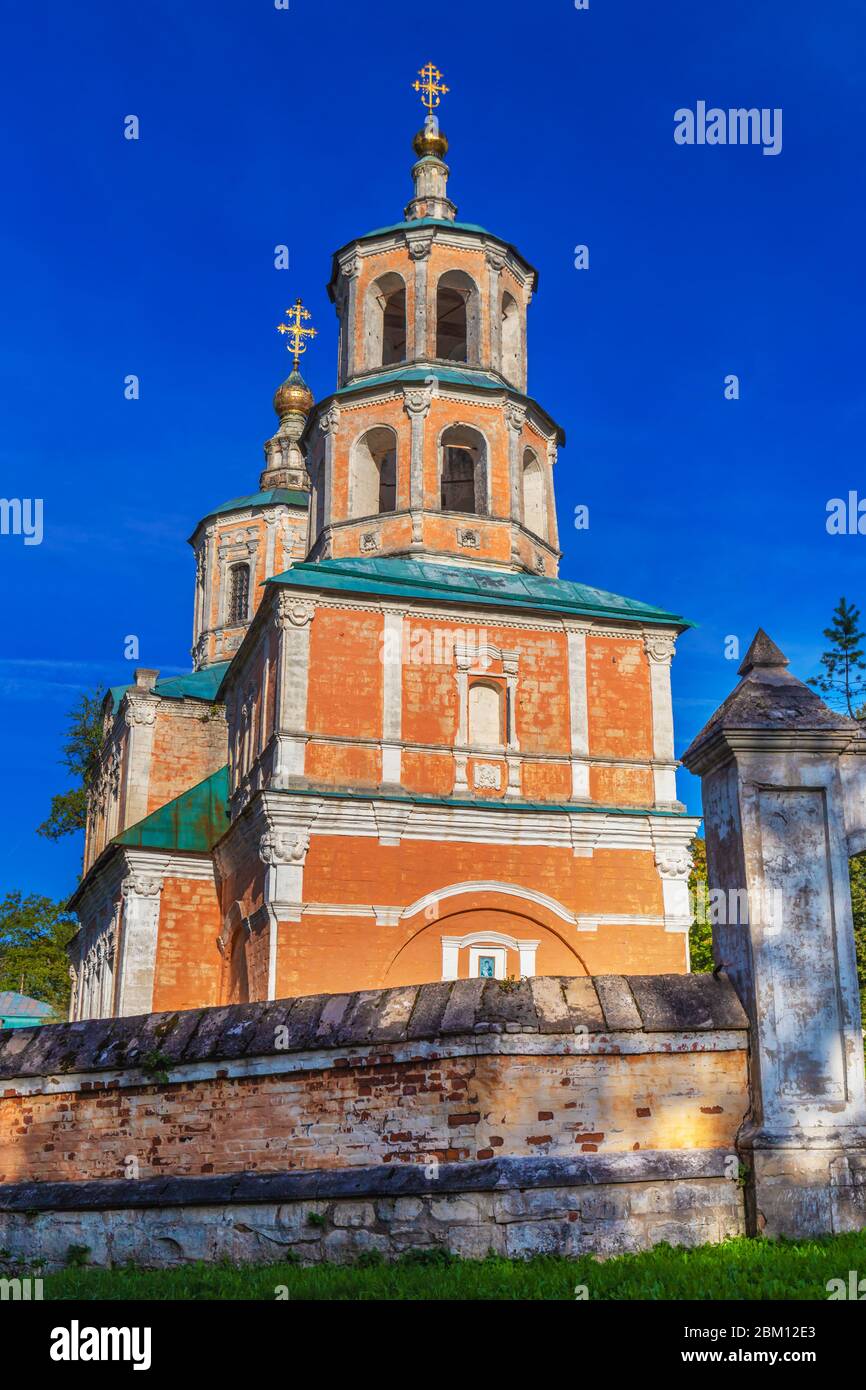 Chiesa di nostra Signora di Vladimir, 1747, Chukavino, regione Tver, Russia Foto Stock