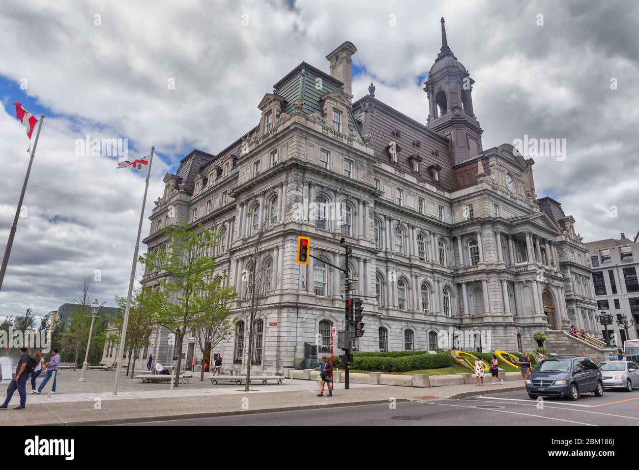 Hotel de Ville, 1878, Montreal, Quebec, Canada Foto Stock