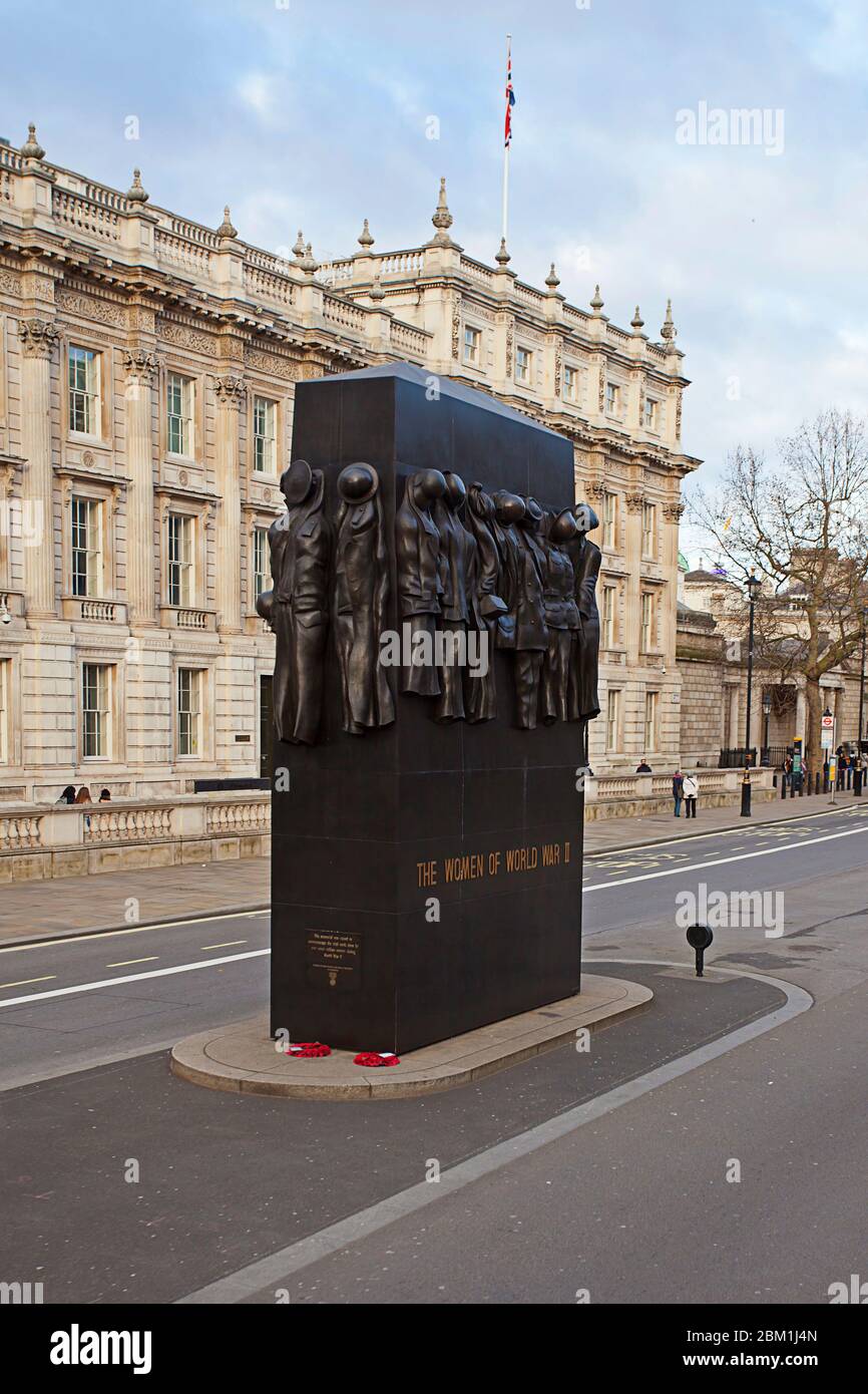 Un Monumento per le donne della II Guerra Mondiale Foto Stock