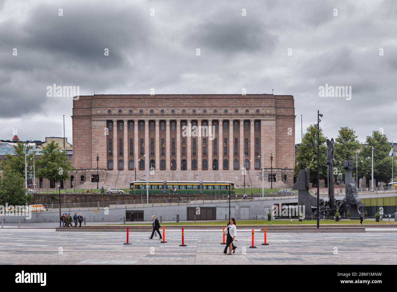Eduskunta, edificio del parlamento, 1931, Helsinki, Finlandia Foto Stock