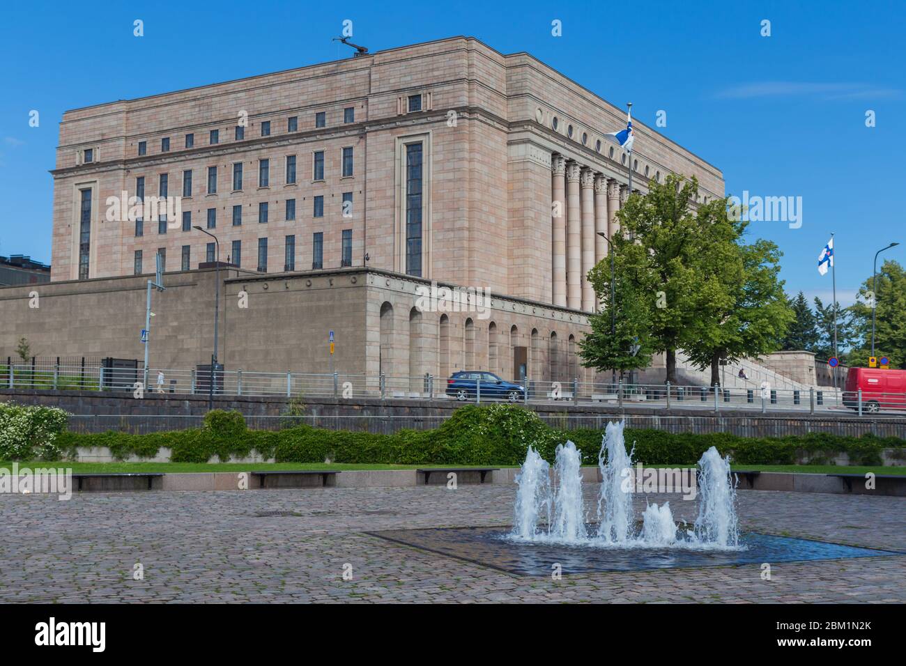 Eduskunta, edificio del parlamento, 1931, Helsinki, Finlandia Foto Stock