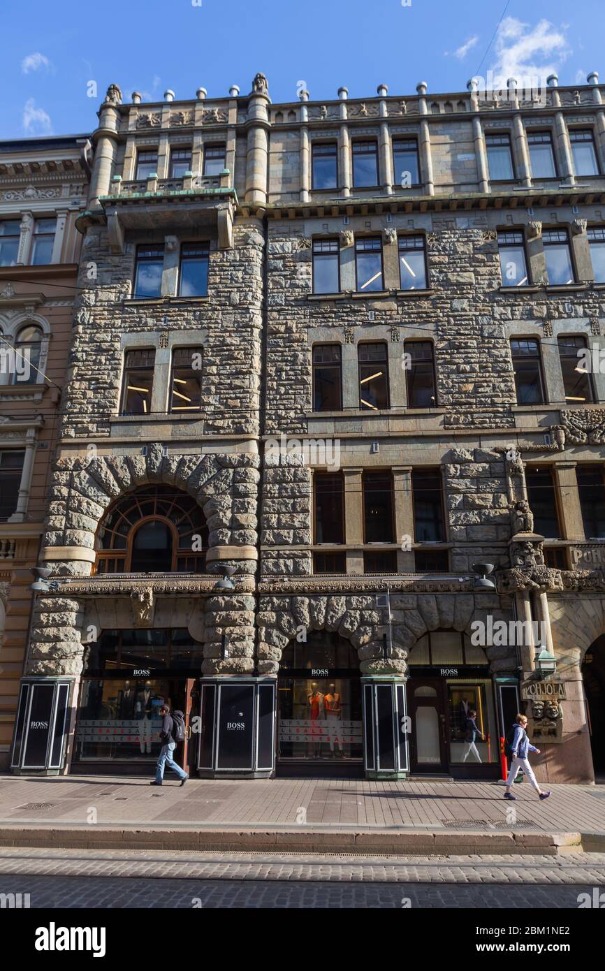 Pohjola Insurance Building, 1901, Helsinki, Finlandia Foto Stock