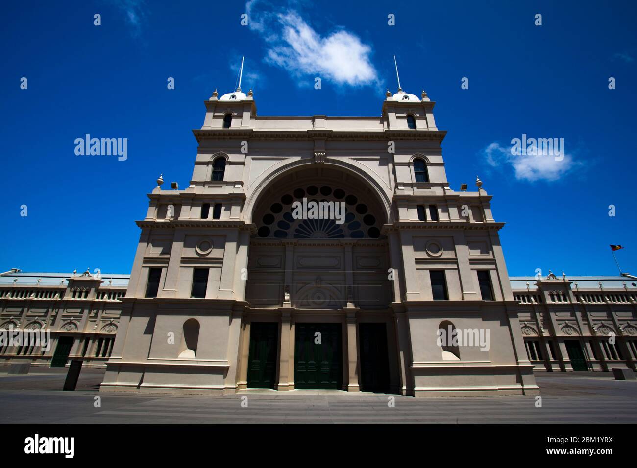Royal Exhibition Building, Melbourne, Australia - il primo edificio in Australia a raggiungere lo status di Patrimonio Mondiale dell'Umanità dell'UNESCO. Foto Stock
