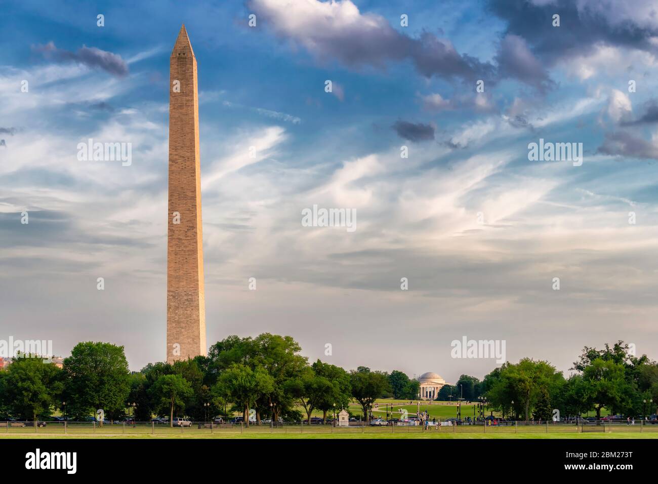 Washington DC skyline, Stati Uniti Foto Stock