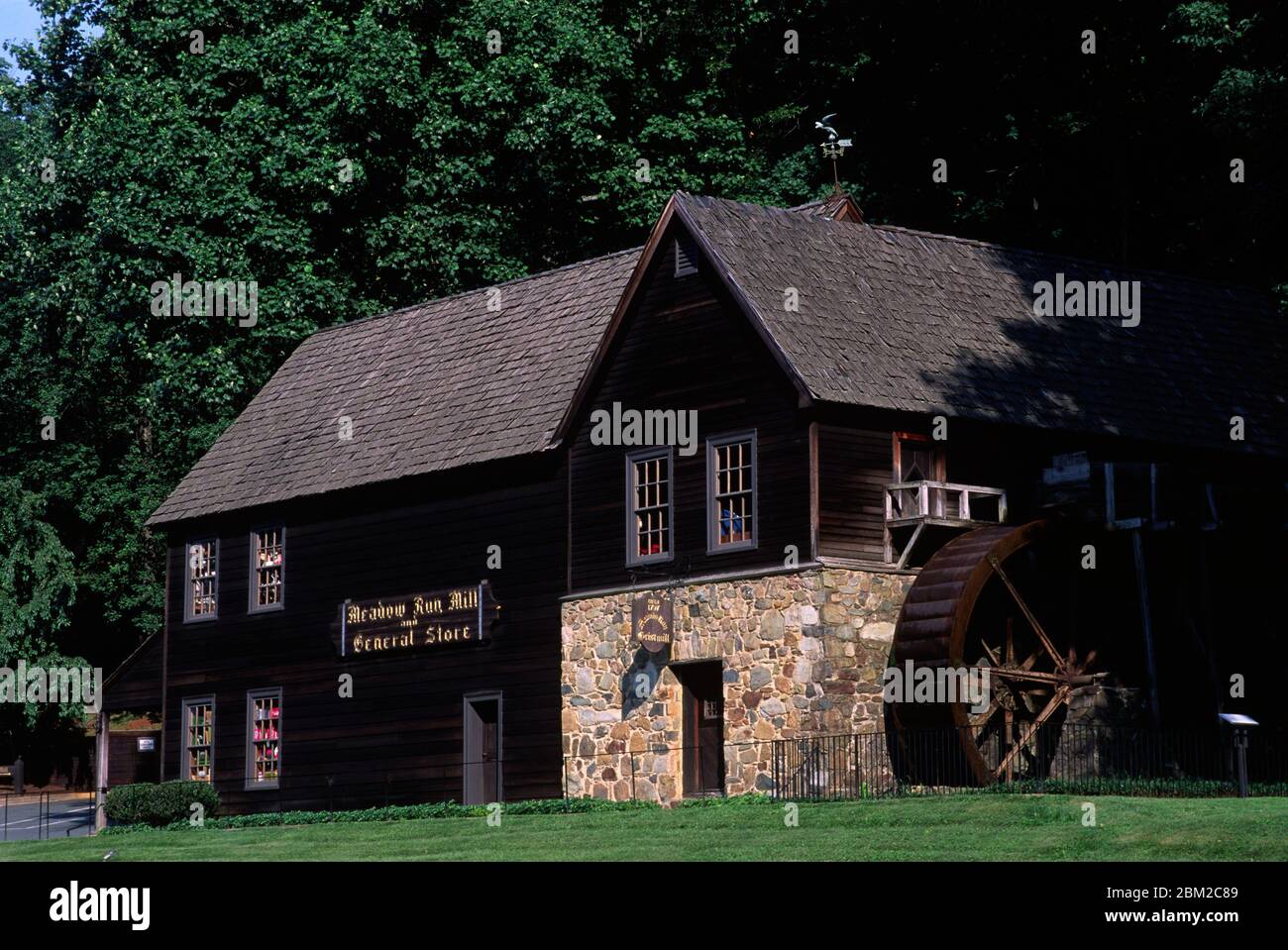 Meadow Run Grist Mill, Albemarle County, Virginia Foto Stock