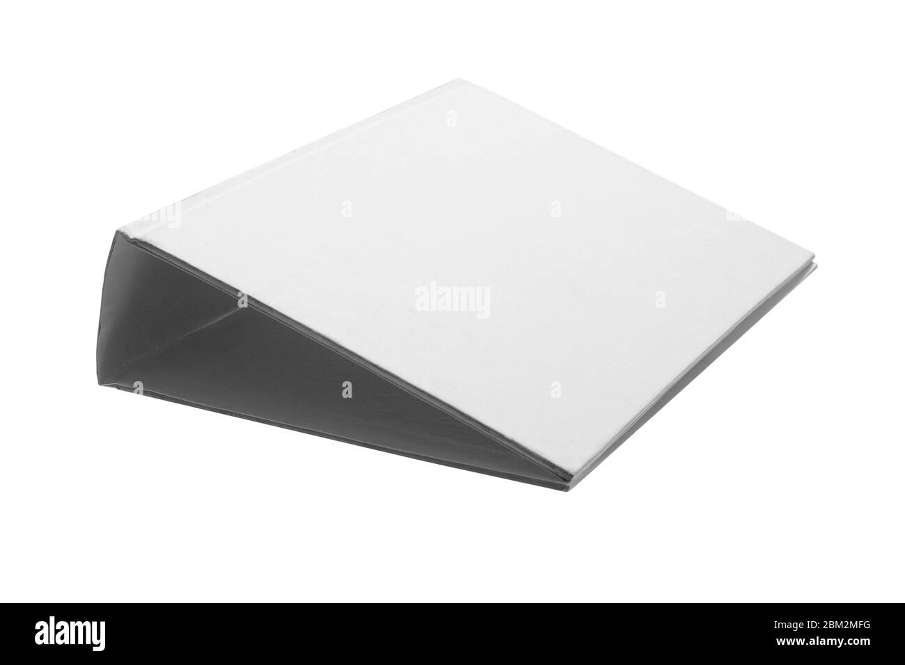 Cartella di file su sfondo bianco Foto Stock