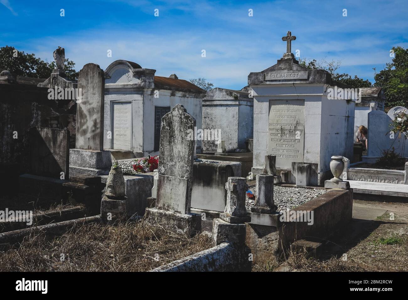 Lafayette Cemetery nel Garden District, New Orleans Foto Stock