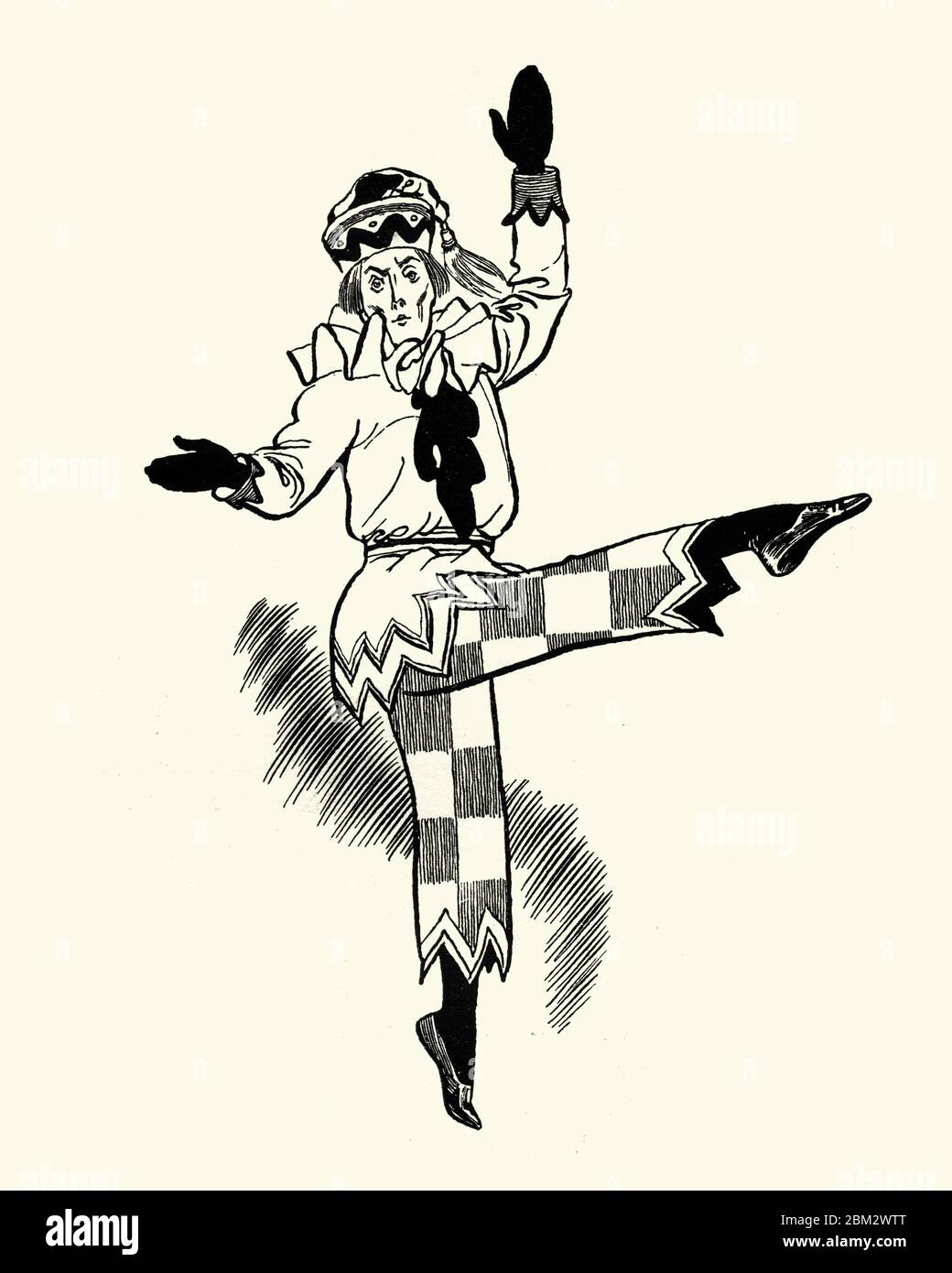 Petrushka, un balletto e un concerto orchestrale del compositore russo Igor Stravinsky Foto Stock