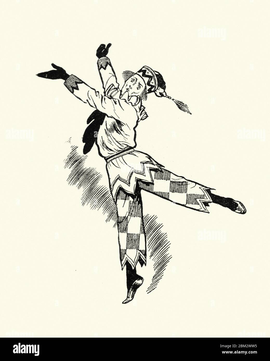 Petrushka, un balletto e un concerto orchestrale del compositore russo Igor Stravinsky Foto Stock