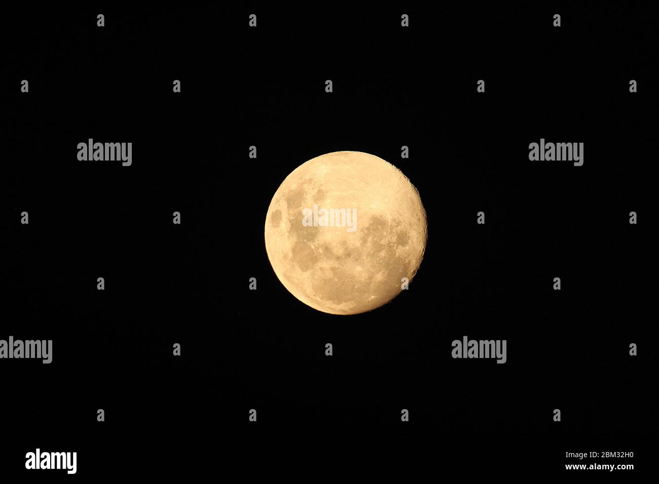 Full Moon Rising Foto Stock