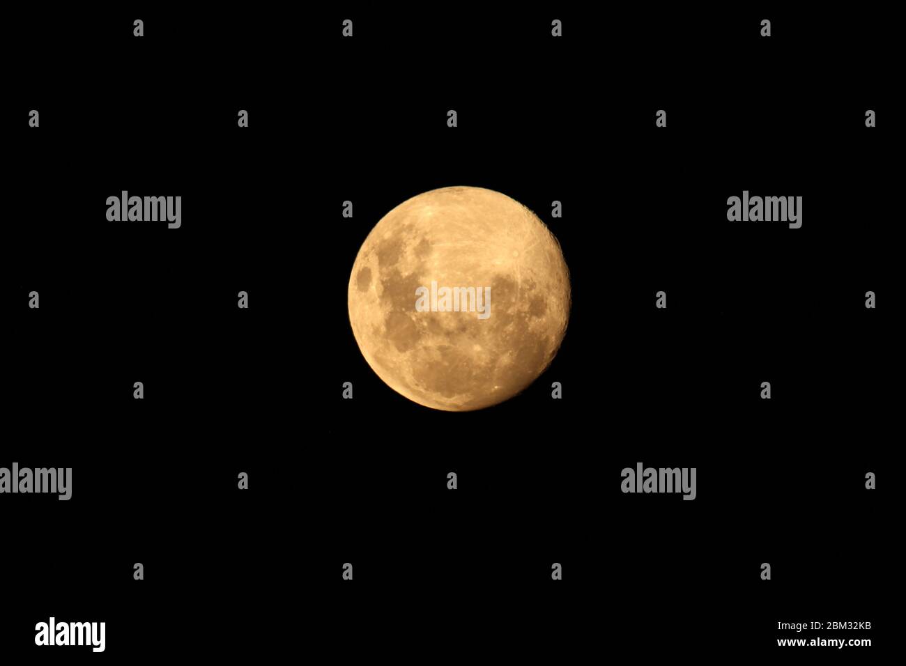 Full Moon Rising Foto Stock