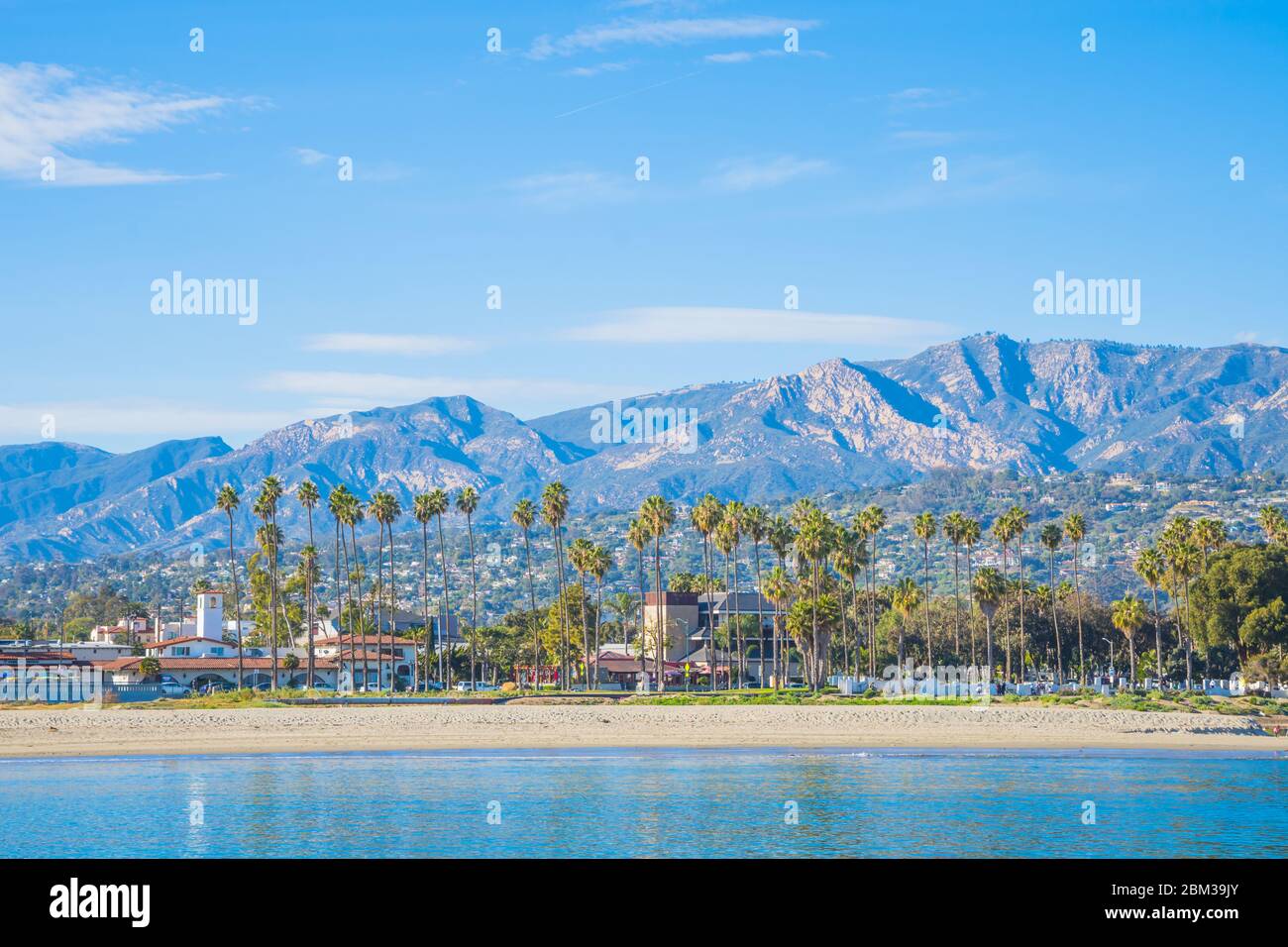 Stile mediterraneo di Santa Barbara Foto Stock