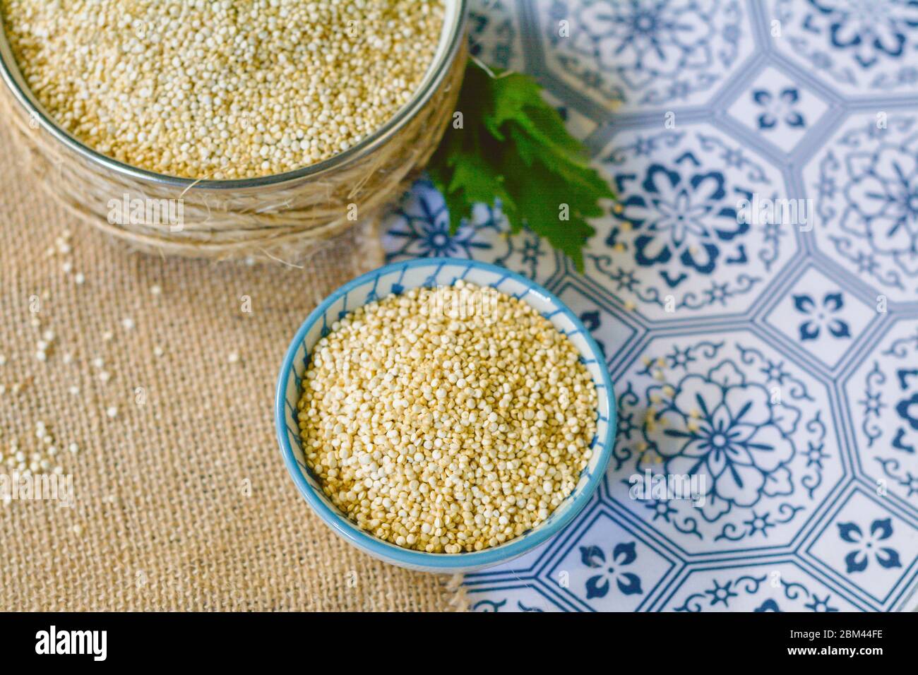 Quinoa sano e naturale alimentare. Senza glutine. Foto Stock