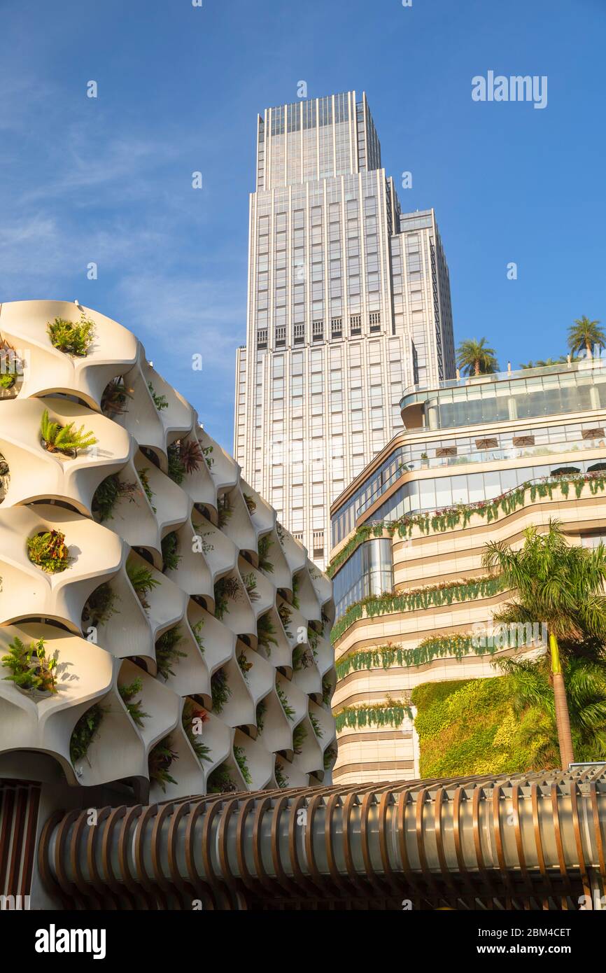 K11 Musea and Rosewood Hotel, Tsim Sha Tsui, Kowloon, Hong Kong Foto Stock