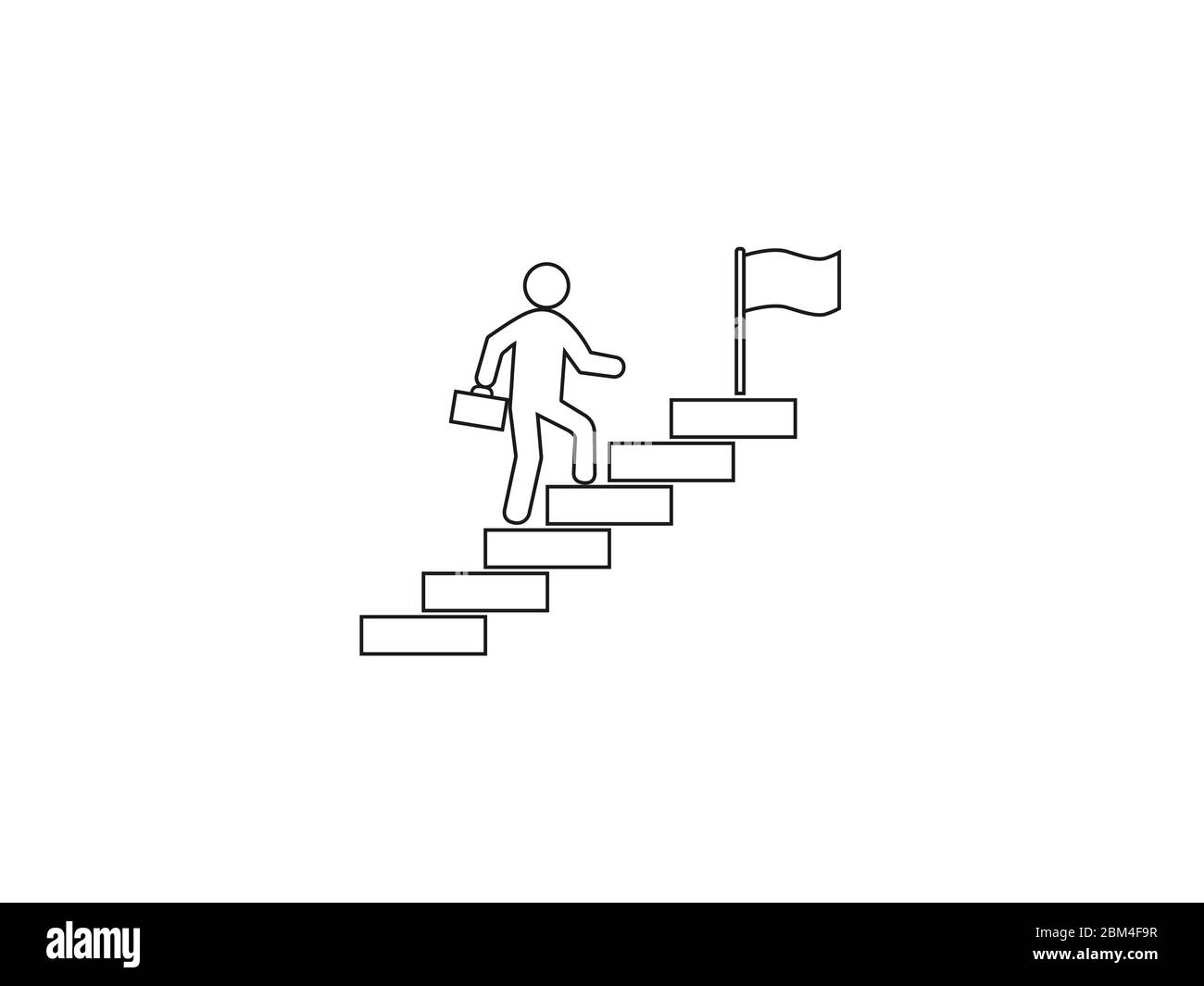 Scale, scale, cammina fino icona. Illustrazione vettoriale, design piatto. Illustrazione Vettoriale Scale, scale, cammina fino icona. Illustrazione vettoriale, design piatto. Illustrazione Vettoriale