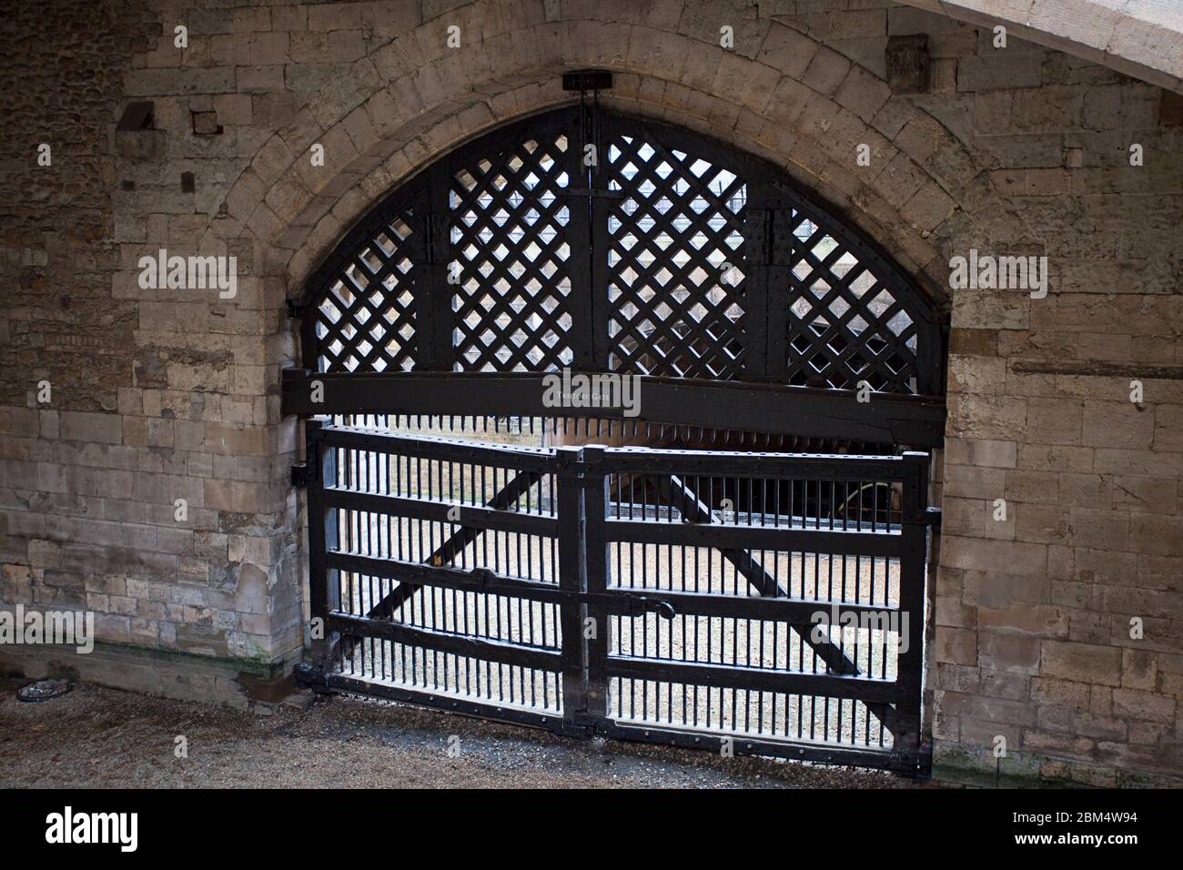 Traitors Gate, Torre di Londra Foto Stock