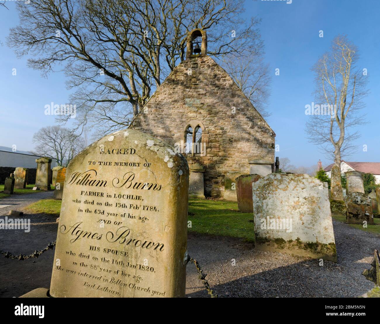 cimitero di alloway kirk Foto Stock