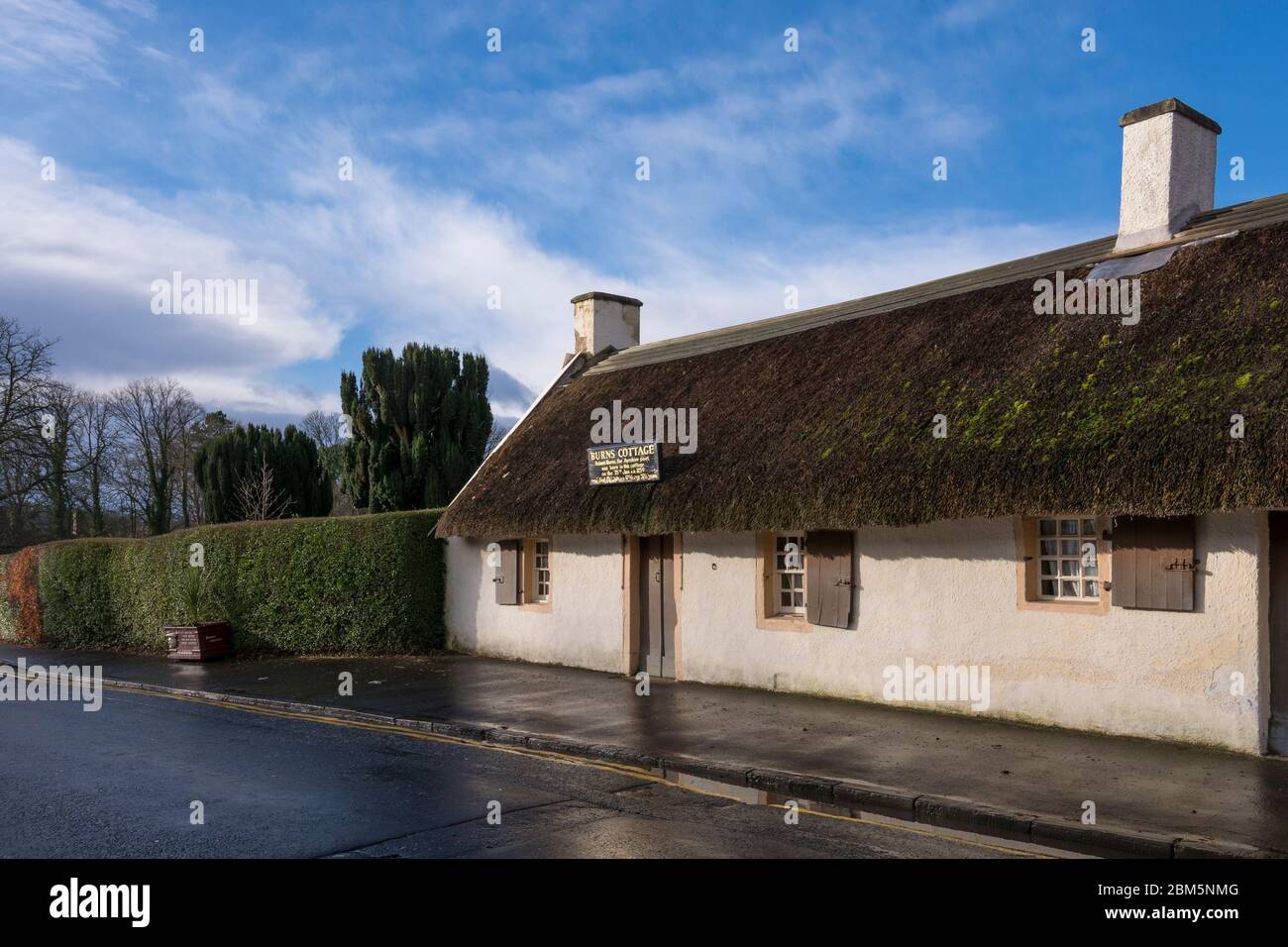 burns cottage, alloway, ayrshire Foto Stock