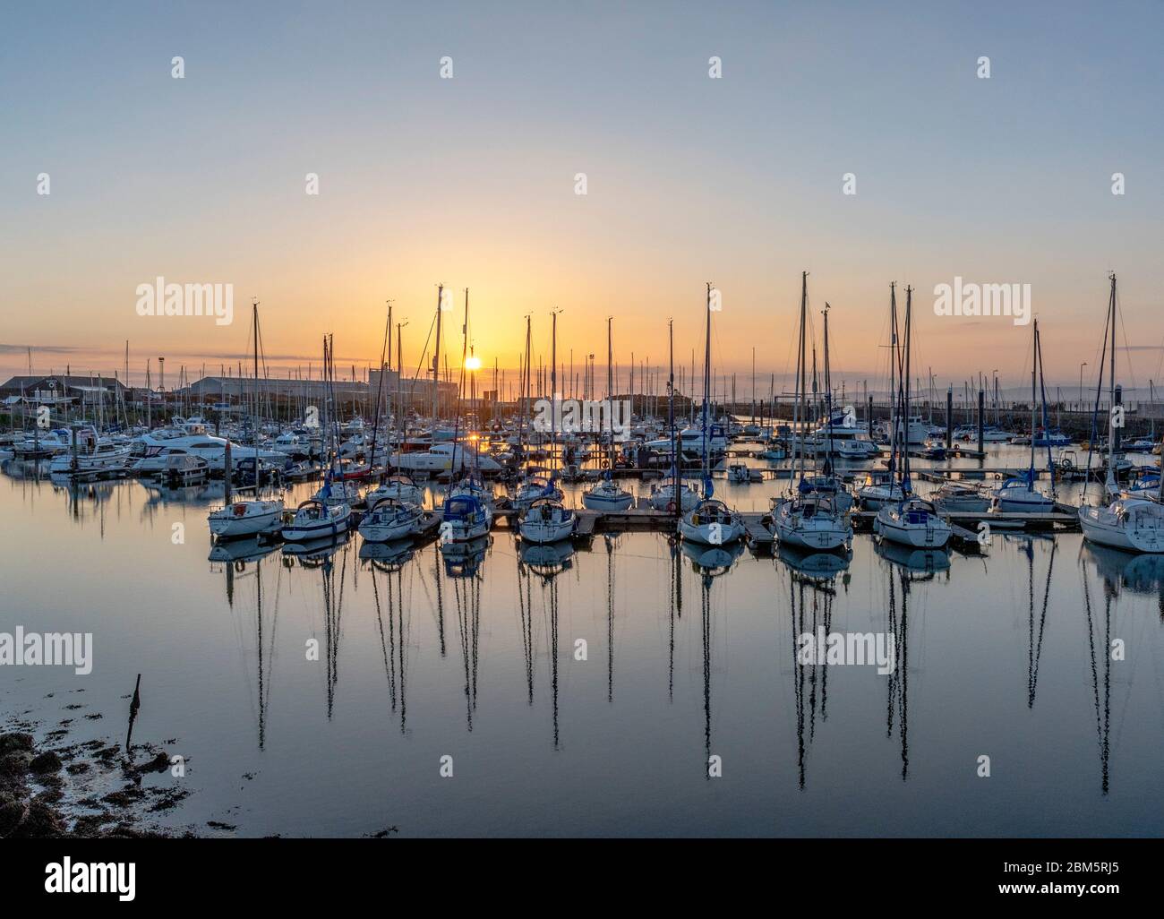 porto turistico di troon Foto Stock