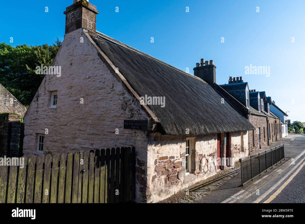 Johnny Souter's Cottage, Kirkoswald, maybole, ayrshire Foto Stock