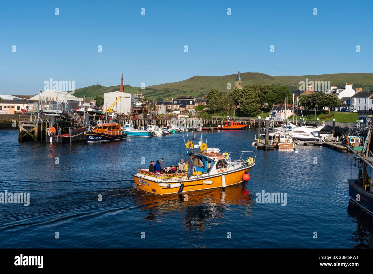 Porto di Girvan, Ayrshire Foto Stock