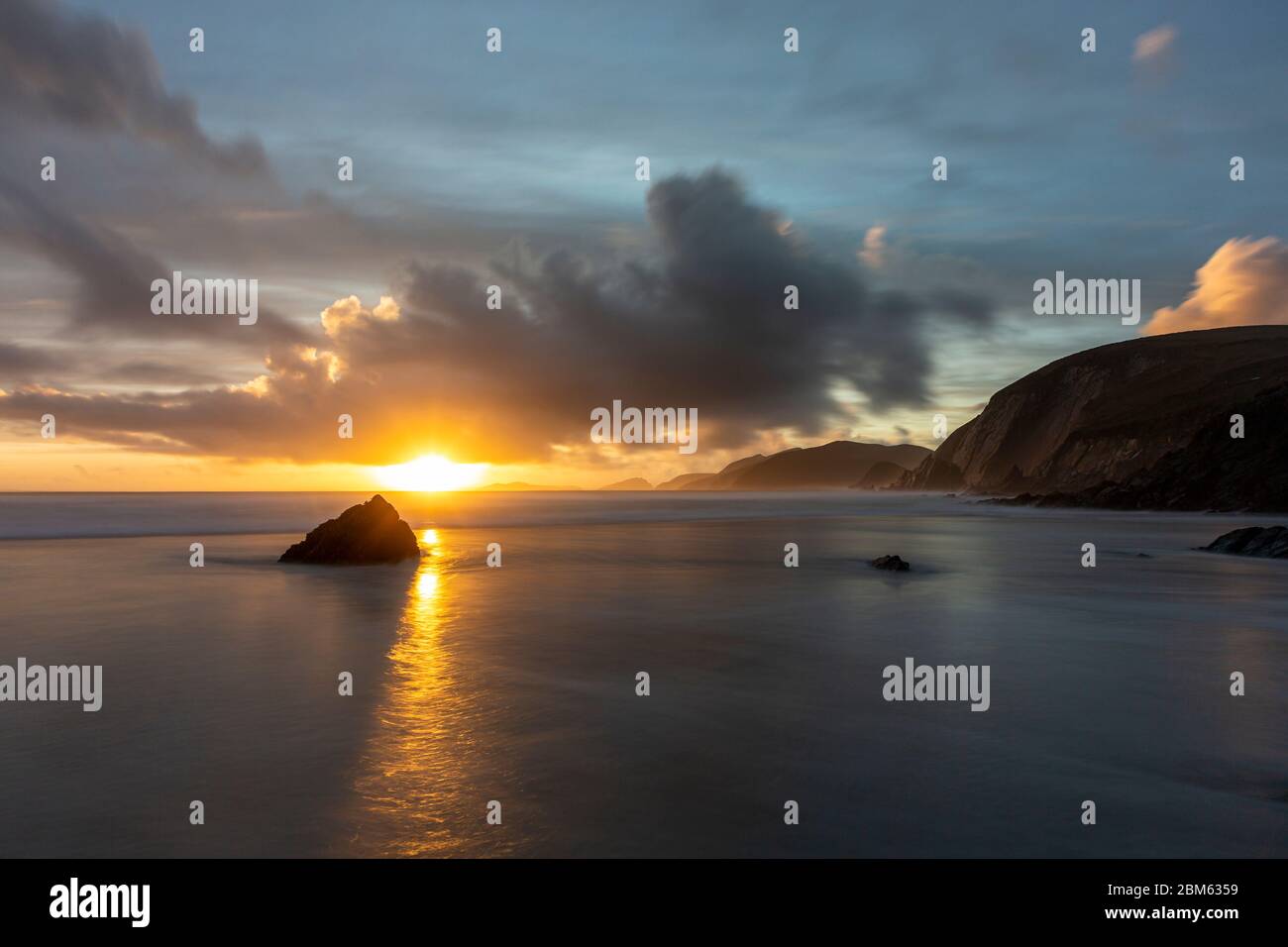 Coumeenoole Beach, County Kerry, Provinz Munster, Republik Irland Foto Stock