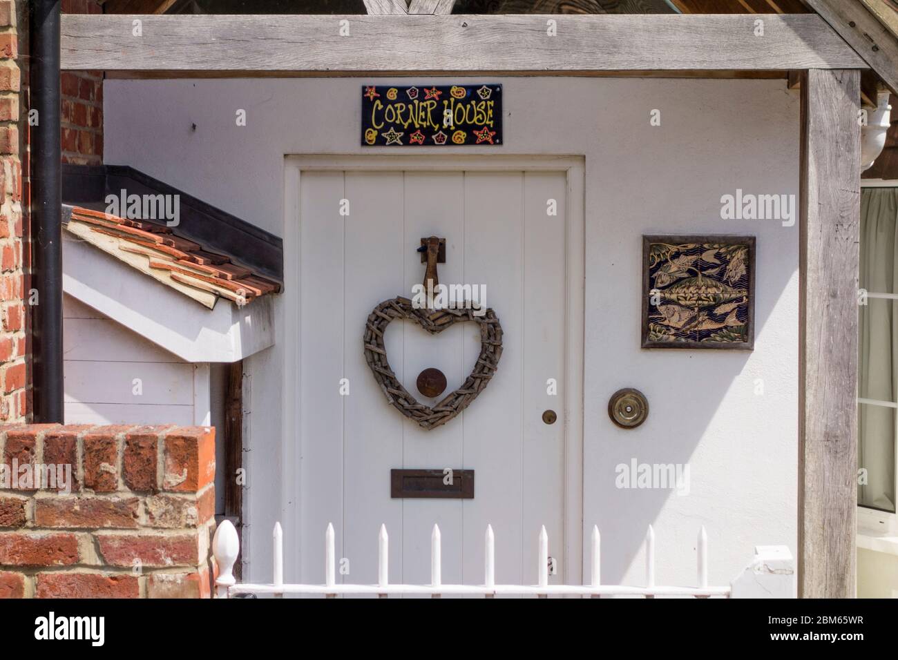 Corner House Cottage, Hample le Rice, Hampshire, Regno Unito Foto Stock