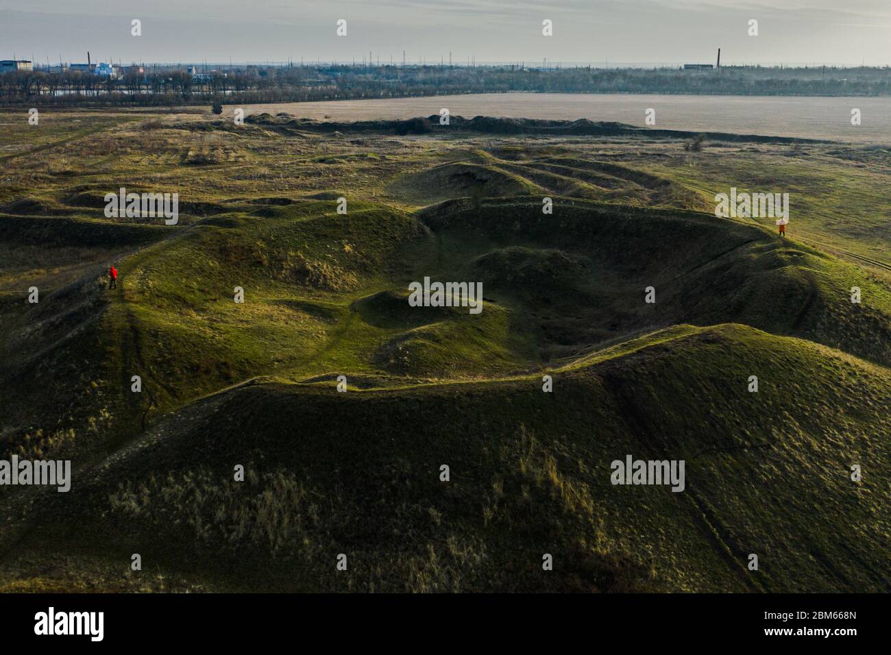 Mavrynskiy Maidan in Ucraina, Mezhyrich villaggio Pavlograd. Luoghi storici in Ucraina Foto Stock